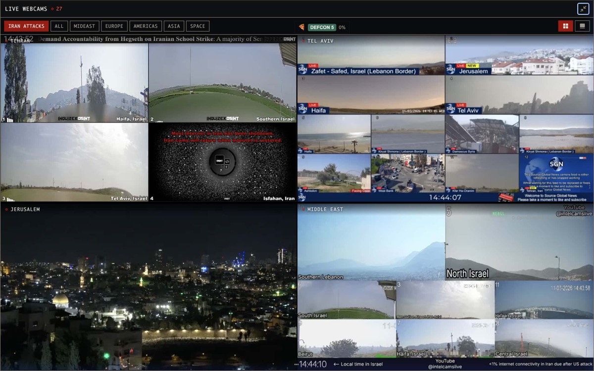 Watch the World Live: Webcam Streams from Geopolitical Hotspots